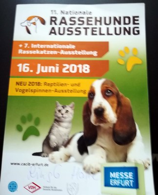 Rassehundeausstellung_Erfurt_2018 Plakat
